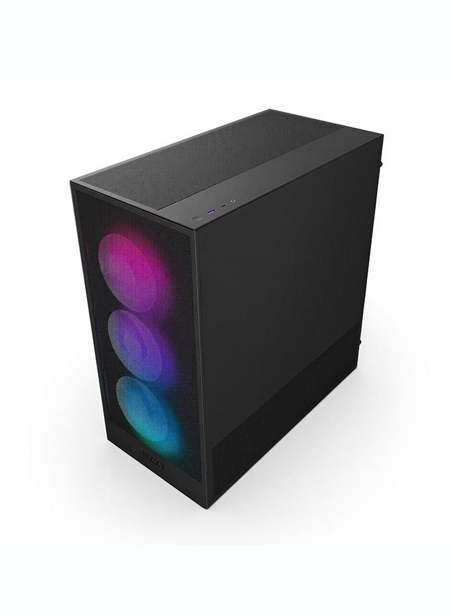 انفني ارك حاسوب ألعاب INFINIARC 5060 المكتبي (معالج Intel Core Ultra 5، بطاقة الرسوميات RTX 5060 8G، 16GB RAM DDR5، 1TB SSD، لوحة أم B860، صندوق NZXT H5، مبرد هواء رقمي ARGB، مزود طاقة 750W Gold، ويندوز PRO) أسود - Image 5