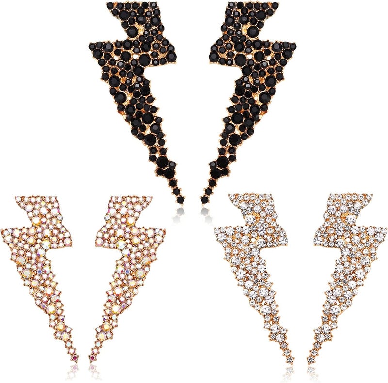 YAHPERN Lightning Bolt Drop Dangle Earrings For Woman Statement Flash Thunder Hook Earrings Punk Fashion Jewelry - Image 1