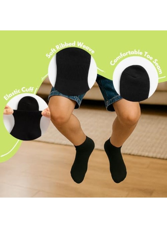 turtees Kids Ankle Socks Multipack | Soft Cotton Blend | Stretch Fit | Breathable & Comfortable | Daily Wear Socks for Toddlers & Kids - Image 5