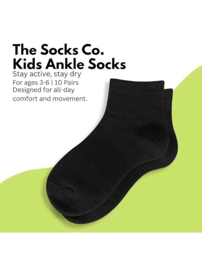 turtees Kids Ankle Socks Multipack | Soft Cotton Blend | Stretch Fit | Breathable & Comfortable | Daily Wear Socks for Toddlers & Kids - Image 3
