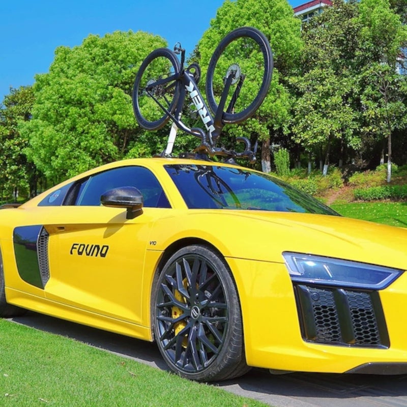 Fovno Sucker Roof Rack – Suction Cup Bicycle Carrier – Holds One Bike – Tool-Free Mount – Portable Travel Rack – Size One-Bike - Image 5
