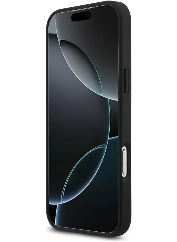 LACOSTE iPhone 17 Pro MagSafe Case PU Leather Hard With Iconic Petit Pique Logo /  Slim profile / MagSafe / Drop Protection / Easy Snap On /  Back Cover - Black