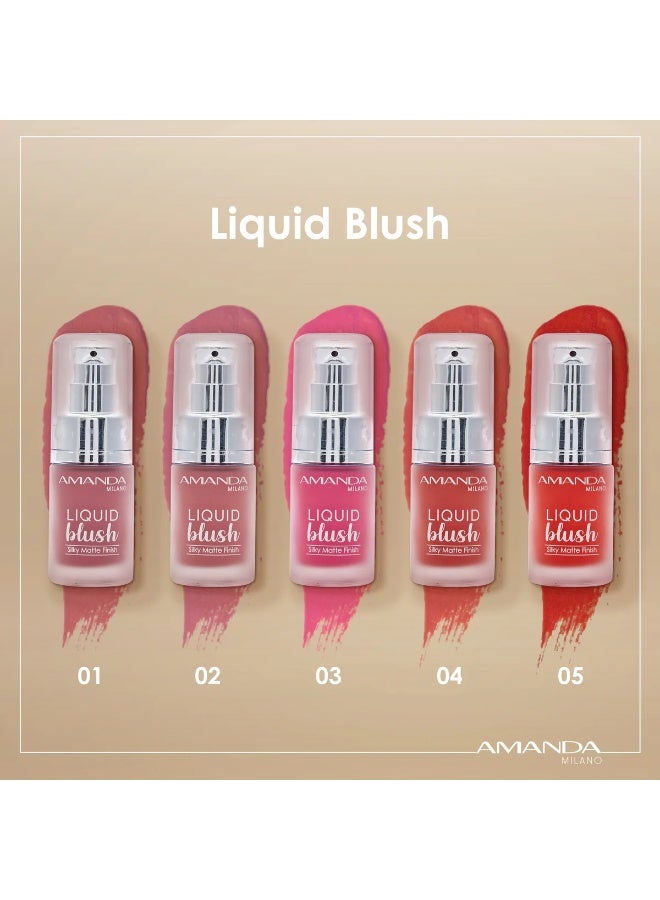 Amanda Milano Liquid Blusher, Shade Number: 05 - Image 2