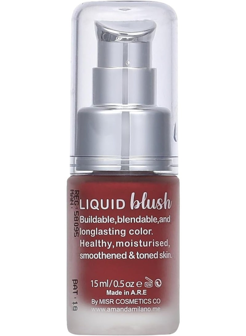 Amanda Milano Liquid Blusher, Shade Number: 05 - Image 3