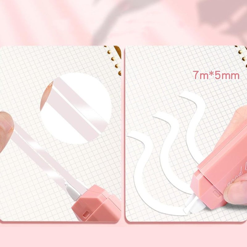 Pink Double Sided Permanent Glue Tape Roller 6 Piece For Office Home School Crafting - Image 5