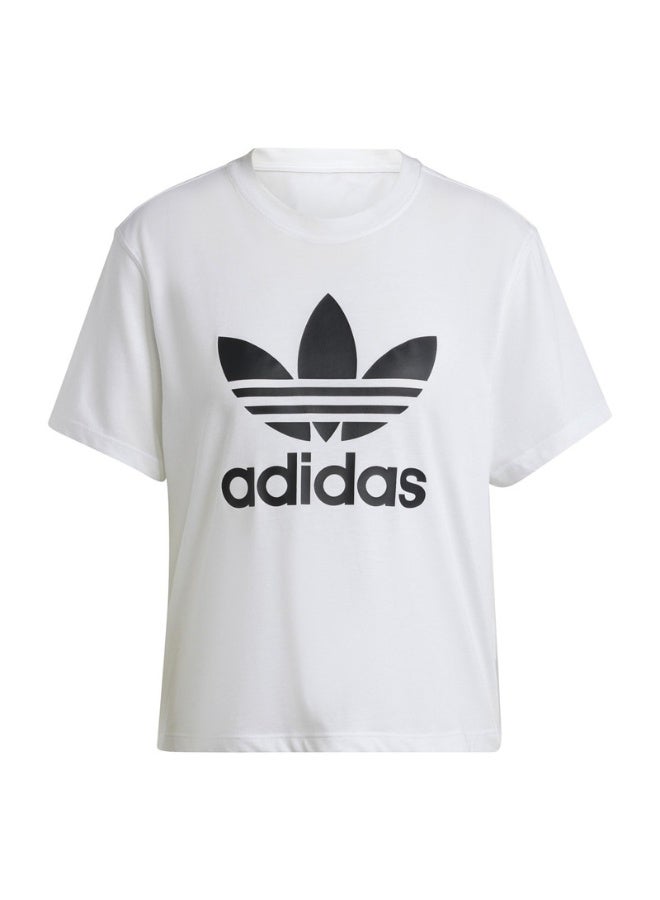 adidas Trfl Tee Boxy White Originals T-Shirts - Image 2