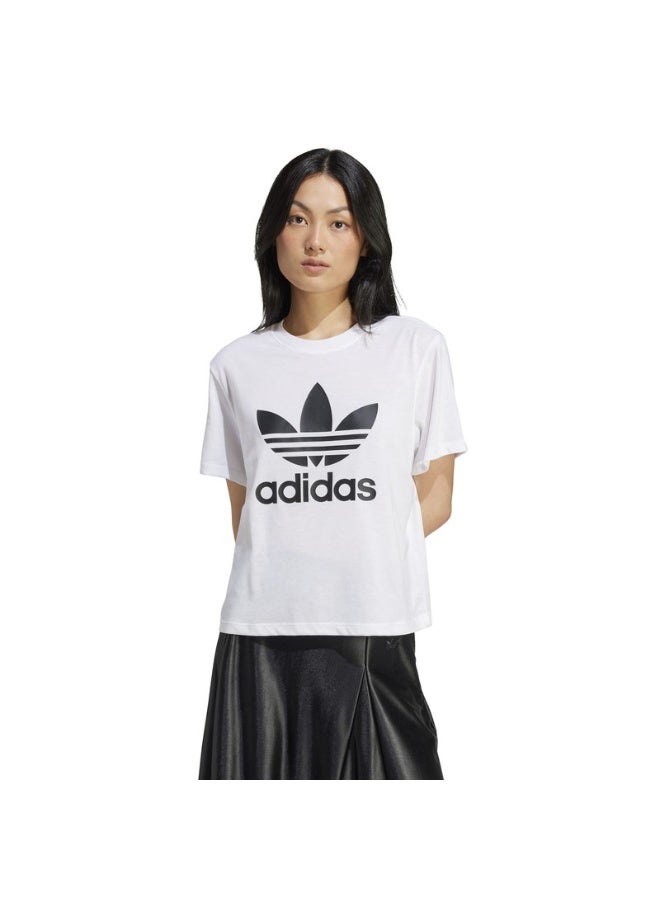adidas Trfl Tee Boxy White Originals T-Shirts - Image 3