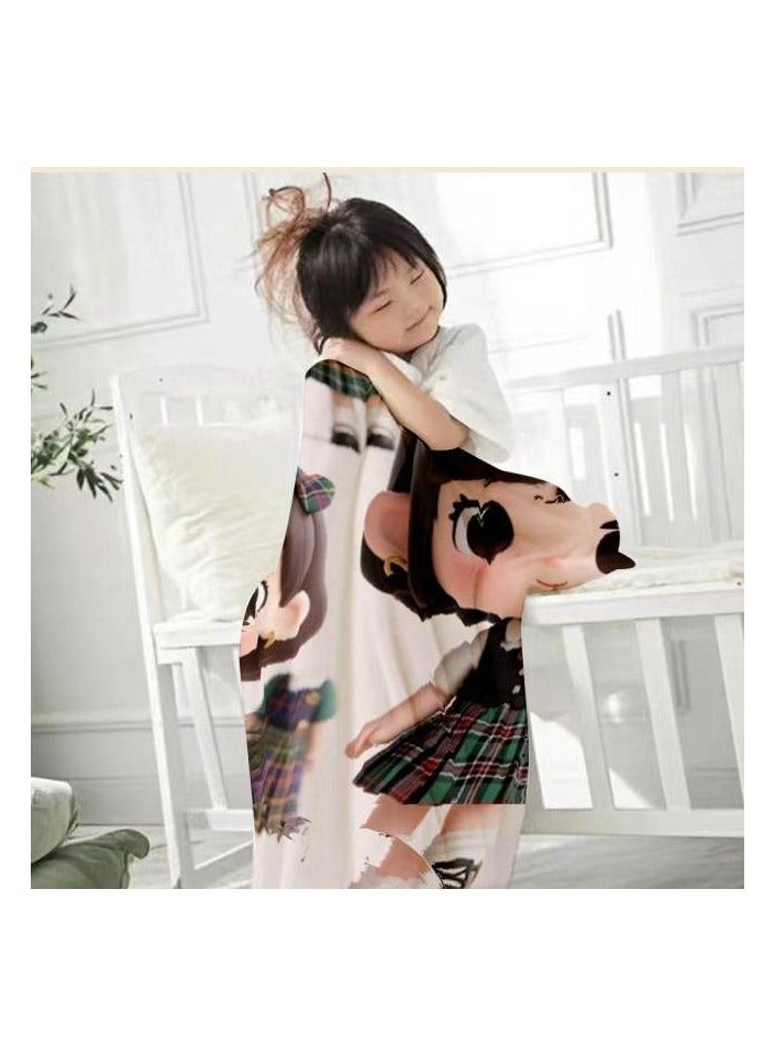 عام بطانية رقيقة من الفانيلا (دافئة ومريحة، ومناسبة للنوم واستخدام الألعاب وإزالة الغبار ومقاومة للرمل) 150 سم * 200 سم - 88 - Image 3