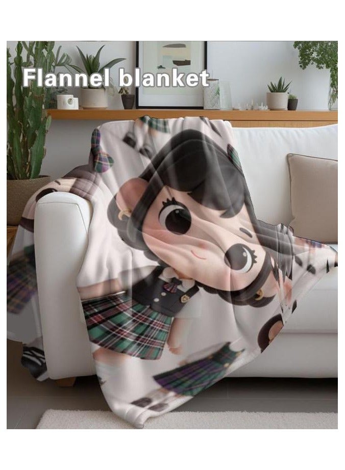 عام بطانية رقيقة من الفانيلا (دافئة ومريحة، ومناسبة للنوم واستخدام الألعاب وإزالة الغبار ومقاومة للرمل) 150 سم * 200 سم - 88 - Image 5