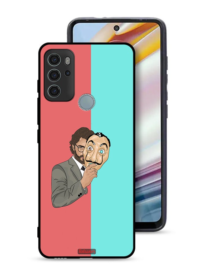 Tolwak Motorola Moto G60S Protective Case Cover The Professor Art - Image 1