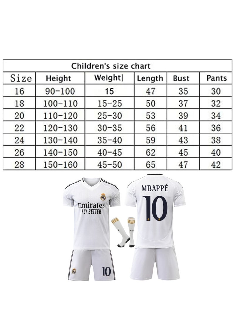 Football Jersey Kids Youth Football Team Sportswear Set  - Image 2