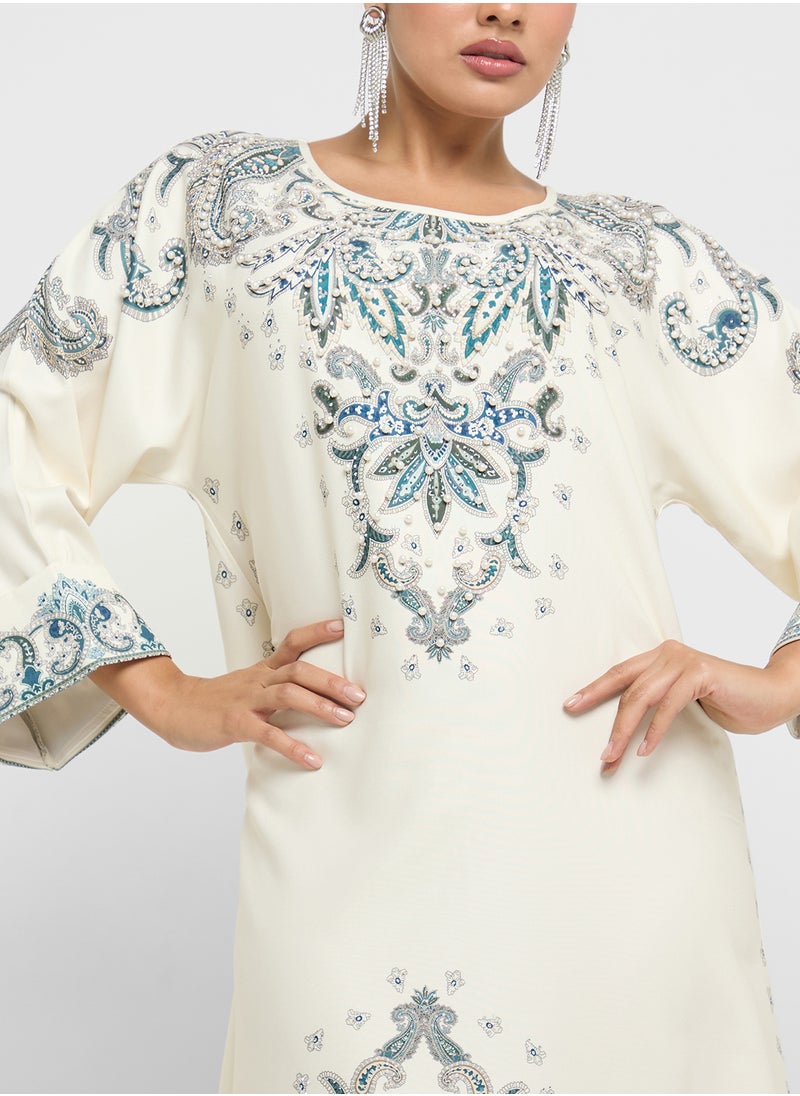 Khizana Printed Jalabiya  - Image 3