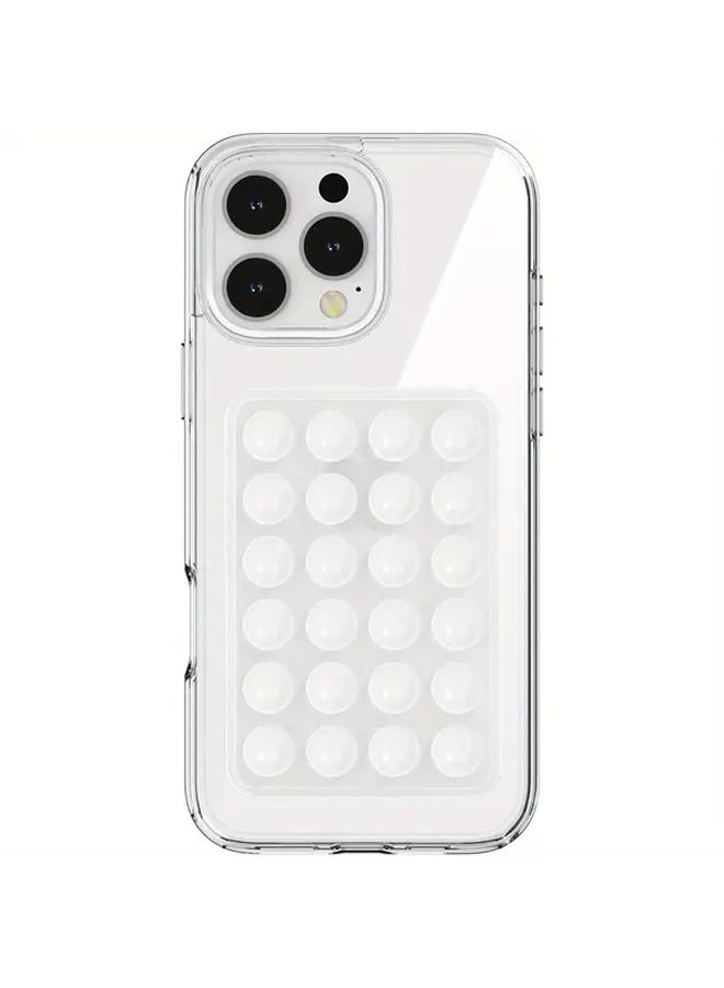 Green Silicone Suction Cup Phone Stand Universal Fit for Selfies Watching Videos Showering - Image 2