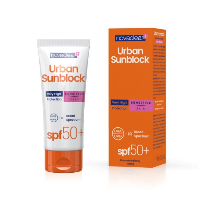 Novaclear Urban Sunblock (Spf 50+) Sensitive Skin 40ml 1+1