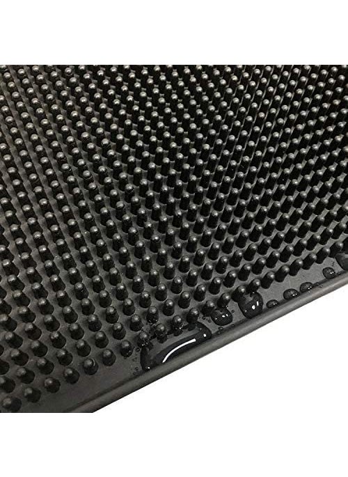 Generic - Anti Slip PVC Rubber Anti Skid Bar Mat Beer Bar Anti-Spill Beverage Mat for Ideal Use in Home Bars, Cafes, Pubs, Hotels and Restaurants - Size 45cm x 30cm with 2cm Height (Pack of 1 Piece) - Image 1
