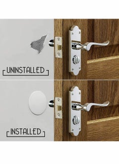 Excefore Door Stopper Wall Protector Large with Strong 3M Adhesive - Quiet and Shock Absorbent Silicone Wall Protectors from Door Knobs - Discreet Door Bumper to Protect Every Wall Surface  - Image 3