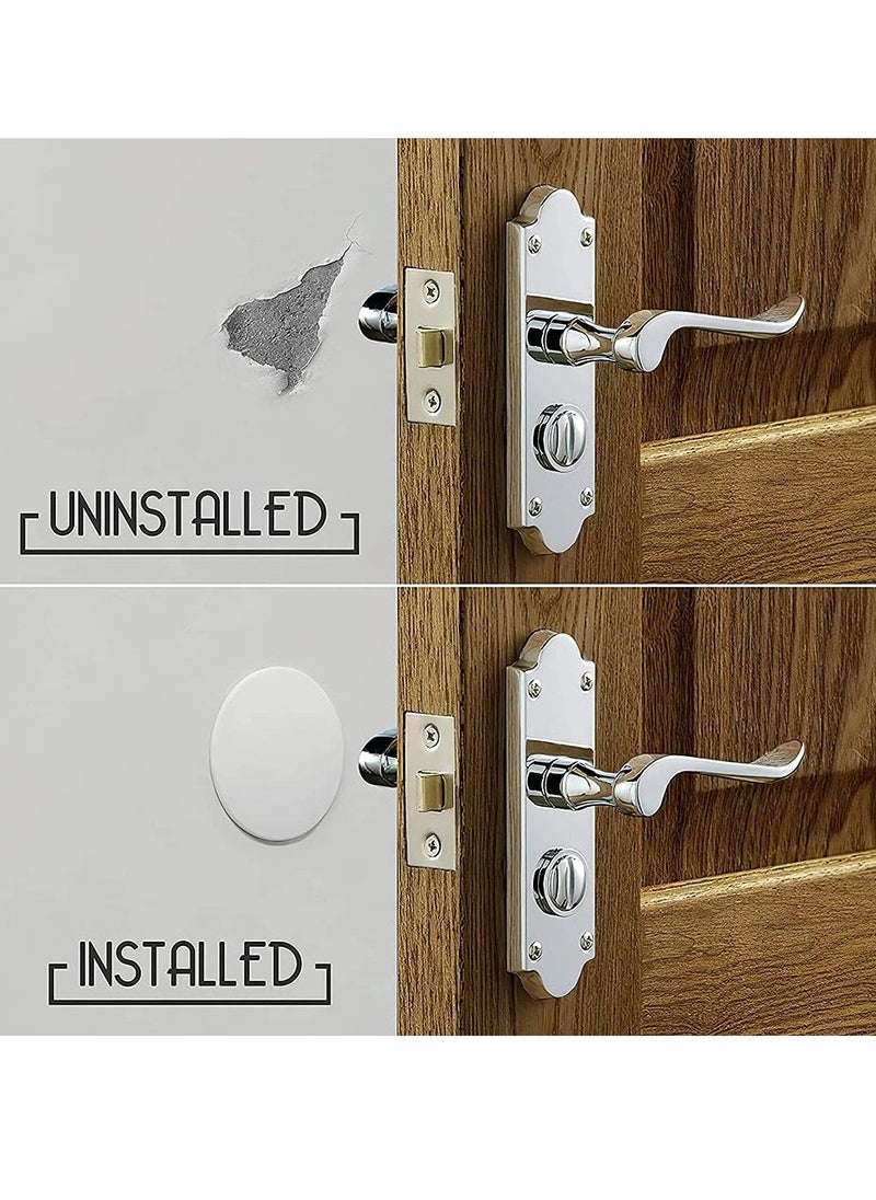 Excefore Door Stopper Wall Protector Large with Strong 3M Adhesive - Quiet and Shock Absorbent Silicone Wall Protectors from Door Knobs - Discreet Door Bumper to Protect Every Wall Surface  - Image 3