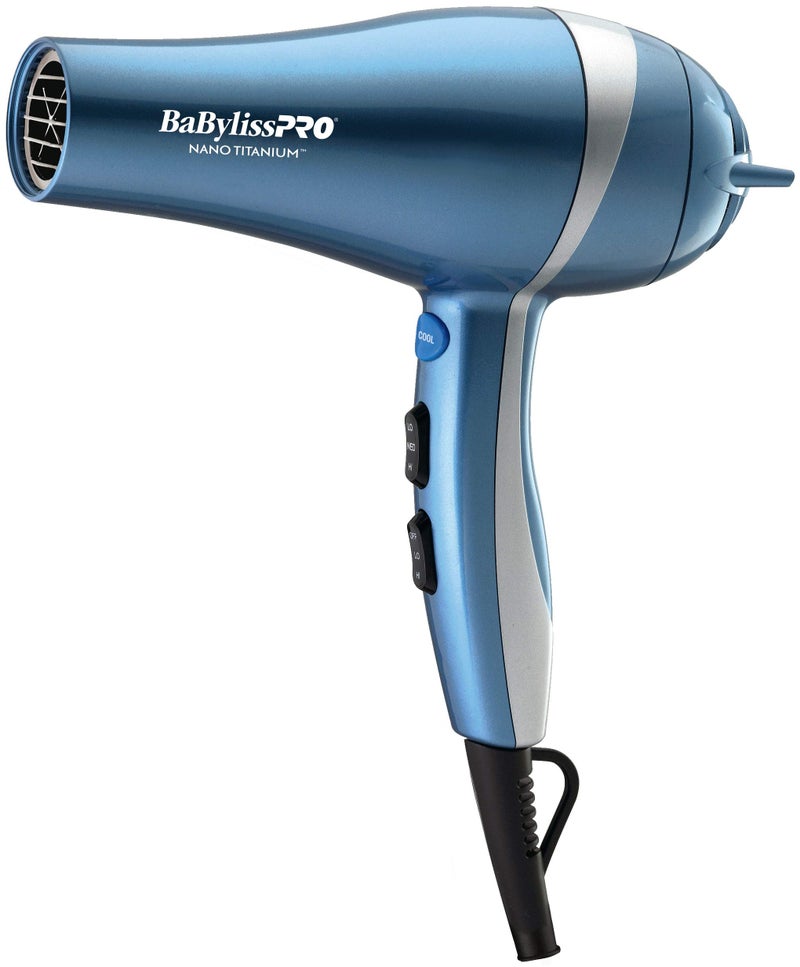 BaBylissPRO Hair Dryer, Nano Titanium 2000-Watt Blow Dryer, Hair Styling Tools & Appliances, BNT5548 - Image 1