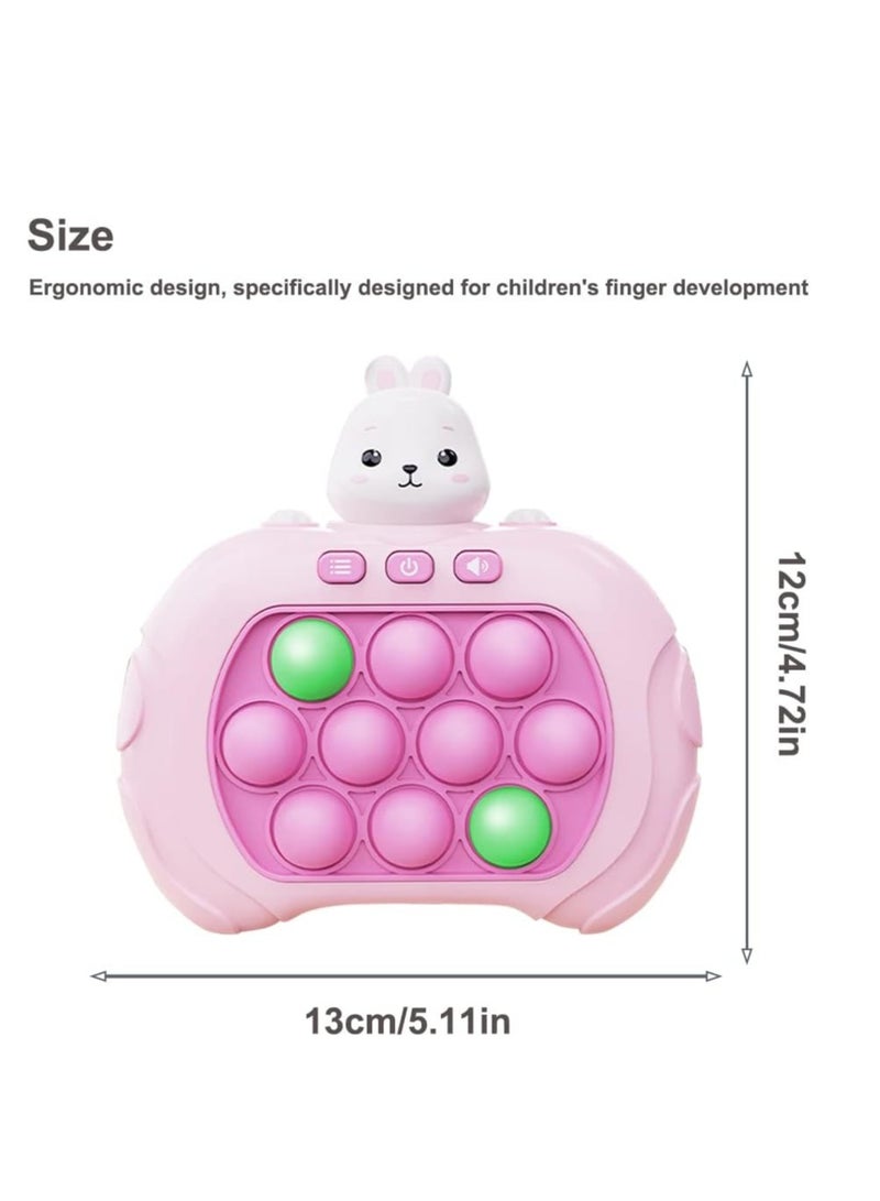 EPINKI Pop It Fidget Toy Light Up, Digital Video Game Console Push Button Game, Wack A Mole Toy, Stress Relief Puzzle Machine, Multi-Play Mode Toy for Ages 3+ - Image 1