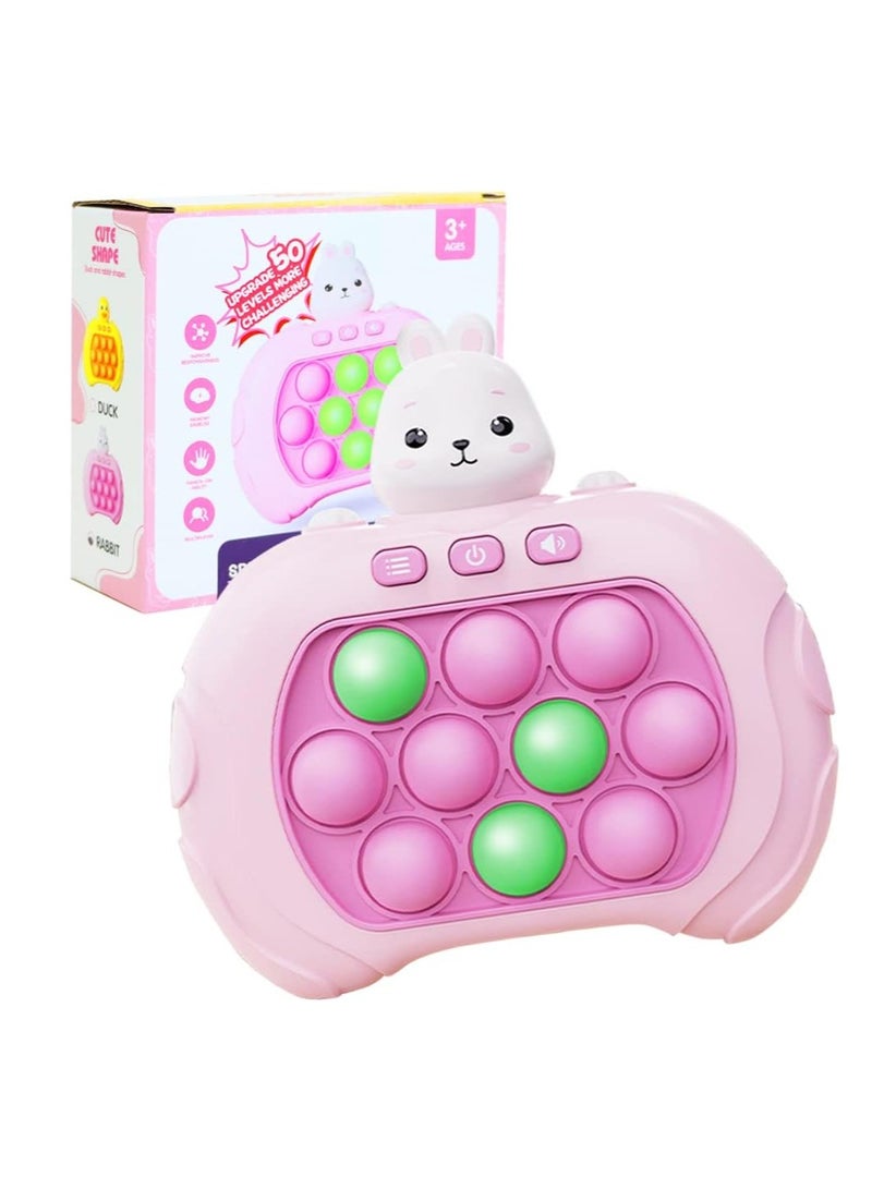 EPINKI Pop It Fidget Toy Light Up, Digital Video Game Console Push Button Game, Wack A Mole Toy, Stress Relief Puzzle Machine, Multi-Play Mode Toy for Ages 3+ - Image 3