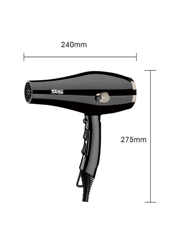 DSB 4in1 Hair Dryer - 5000W - Black - Image 2