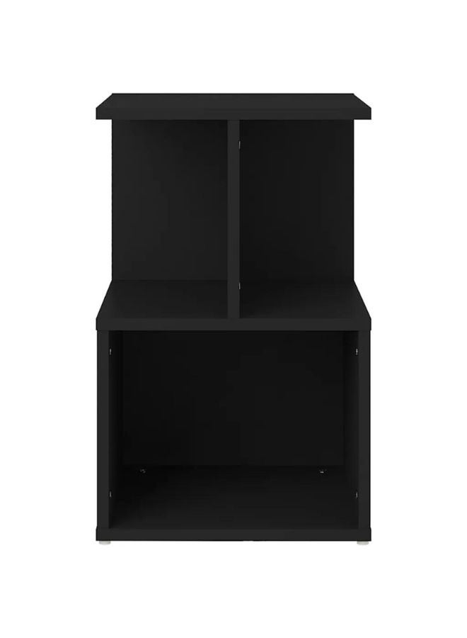 vidaxl vidaXL Bedside Cabinets 2 pcs Black 35x35x55 cm Engineered Wood  - Image 2