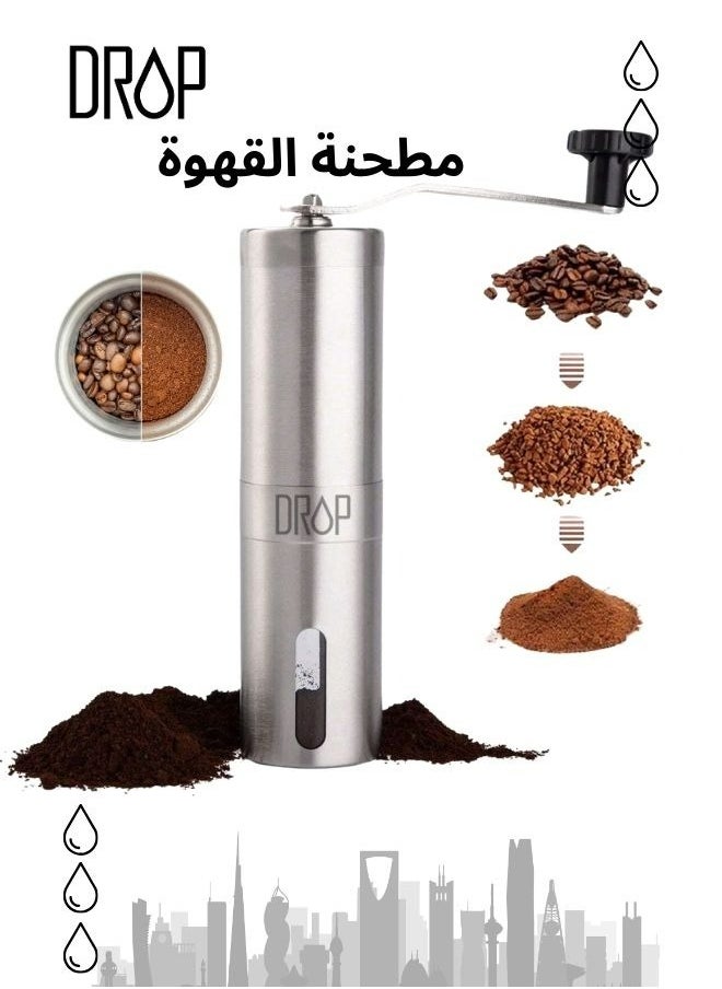 Drop - V60 drip coffee maker set It consists of a scale barista's kit glass server drip jug coffee filter coffee grinder drip funnel - Image 1
