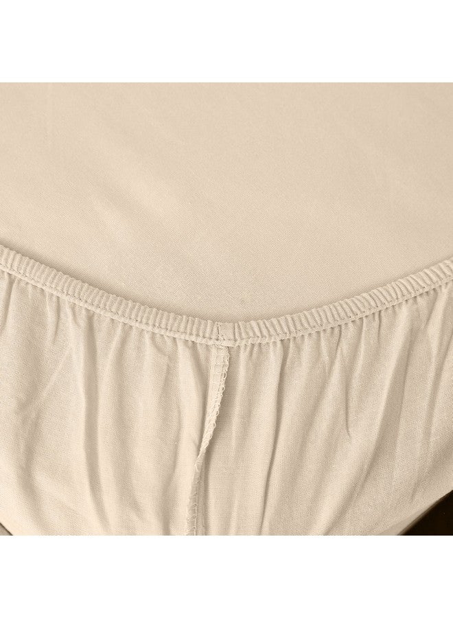 Home Box Ballina Solid Cotton King Fitted Sheet 200 x 33 x 180 cm  - Image 3