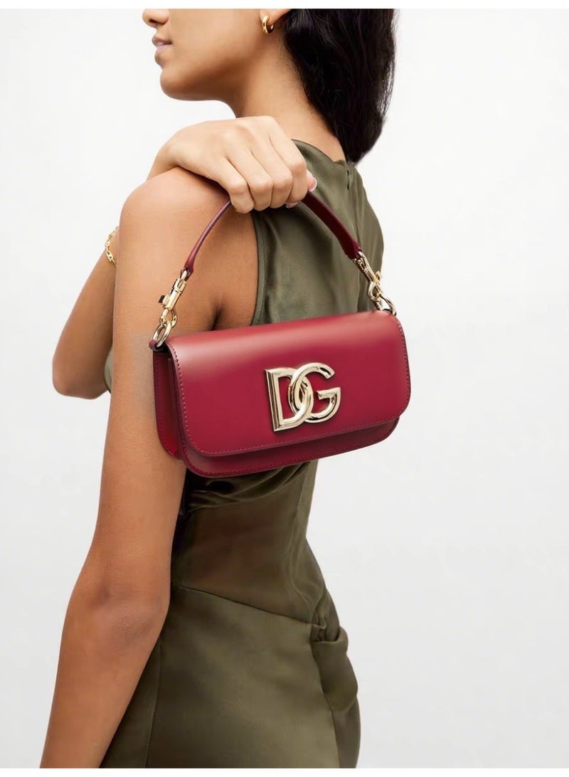 D&G DG BAG handbag luxury women's shoulder bag, suitable for evenings and formal occasions, DG gold hardware logo - Image 5