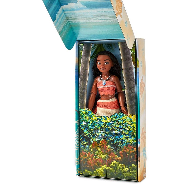 Disney Store Girl's Disney Princess Classic Doll (Moana), 11 Inches, Includes Brush with Molded Details, Fully Posable Toy in Classic Outfit - Image 2
