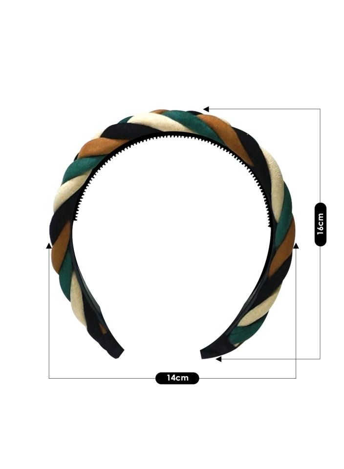 Alissa 1Pc Hair Band Headband doe Women's Hair Party Wear Hair Band Clip Hair Accessory - Image 2