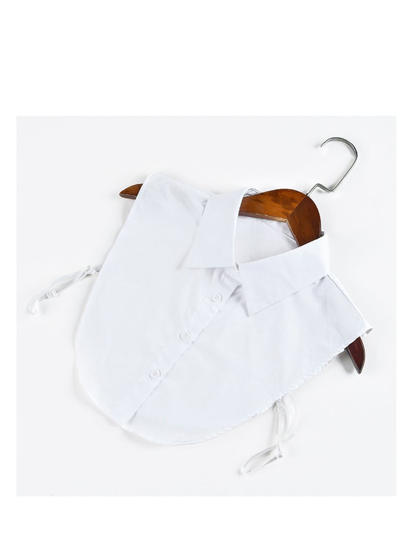 Fake Collar Detachable Collar Blouse Half Shirts Faux False Collar for Women and Girls（White）  - Image 2
