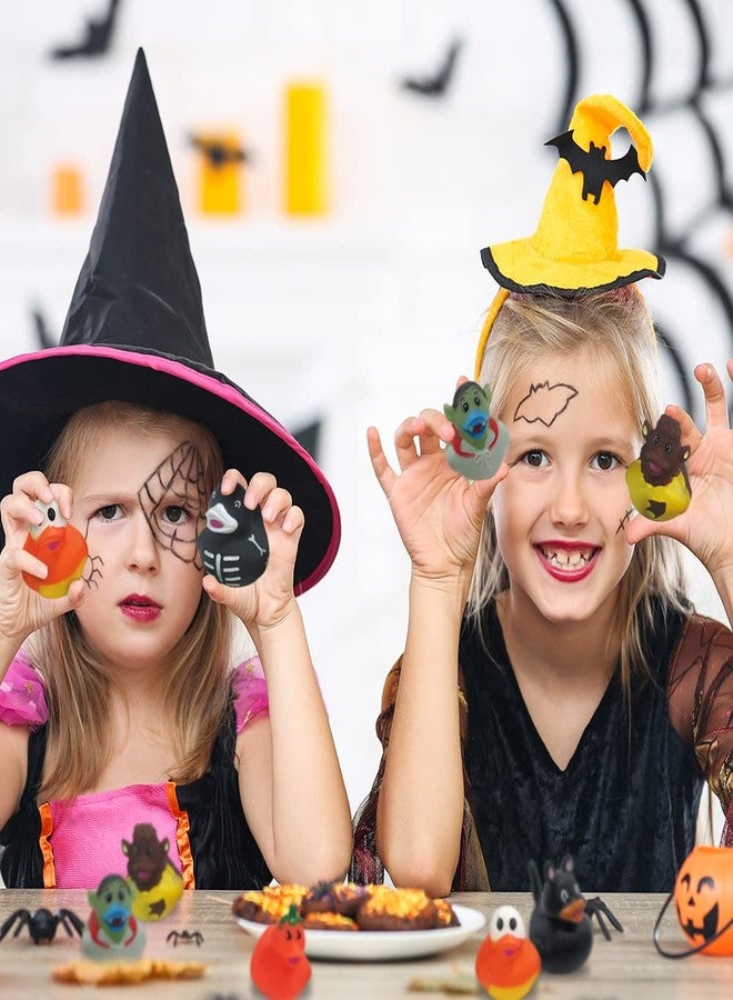 ArtCreativity 12PCS Assorted Halloween Rubber Ducks for Jeeps, Variety of Mini Rubber Halloween Characters, Trick or Treat Supplies, Goodie Bag Fillers, Party Favors, Halloween Themed Bathtub Toys - Image 4