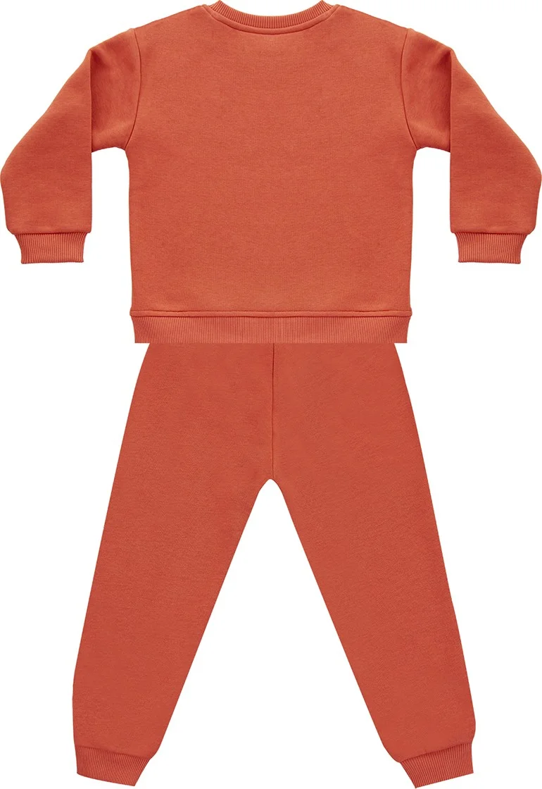 Denokids Just Smile Boys Brick Tracksuit