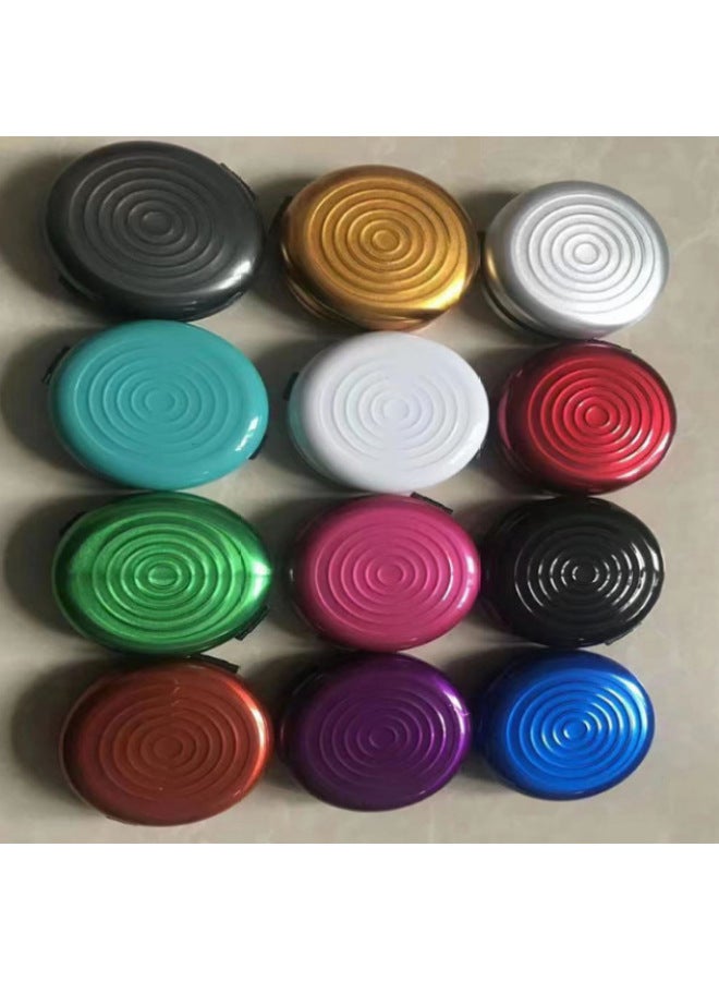 And Korean Creative Round Small Hand Holding Aluminum Coin Coin Coin Box Storage Classification Artifact Coin Holder Box Coin Purse