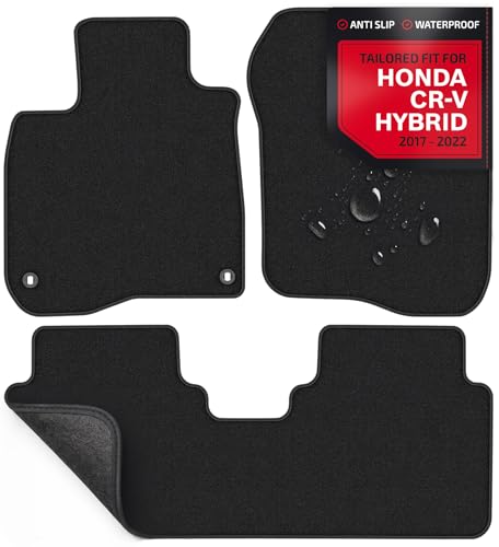 Nordstrand Floor Mats for Honda CRV 2017-2022 - Custom 3D Fit for Honda CR-V 2017 2018 2019 2020 2021 2022 Hybrid - 1st & 2nd Row Set - Anti-Slip Backing - 22oz Heavy Duty Carpet Mat - All Weather Car Liner - Image 4