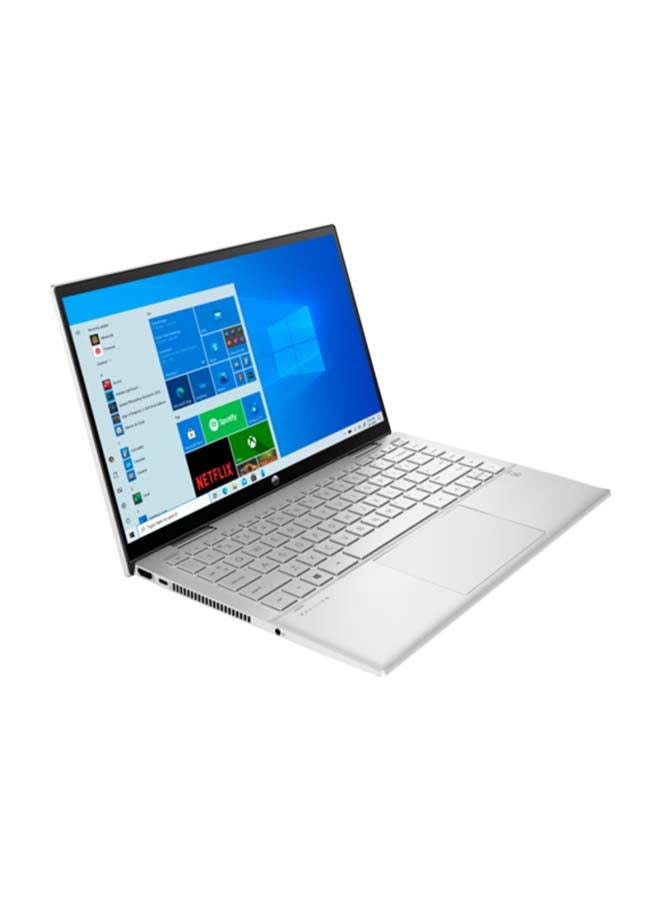 HP (Upgraded Version) Pavilion X360 14-DY0011NE Touchscreen Laptop With 14-Inch Display, Core i5-1135G7 Processor/8GB RAM/512GB SSD/Intel Iris Xe Graphics/International Version/Windows 11 / English/Arabic Silver - Image 3