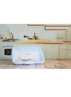 Generic High Quality Rectangular Plastic Box with BPA Free Clip Lock Lid (33 x 47 x 11 cm) - Made in Turkey H  - Image 3