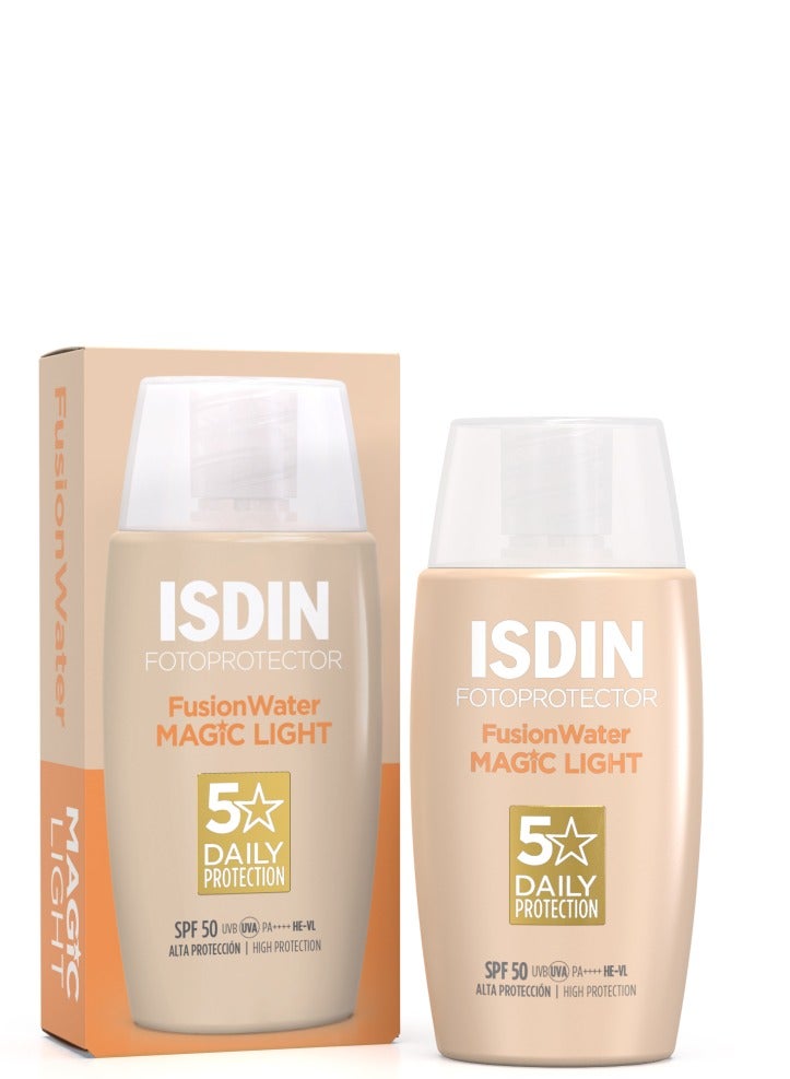 ISDIN Fotoprotector Fusion Water Colour Light 50 ML Ultralight Tinted Sunscreen