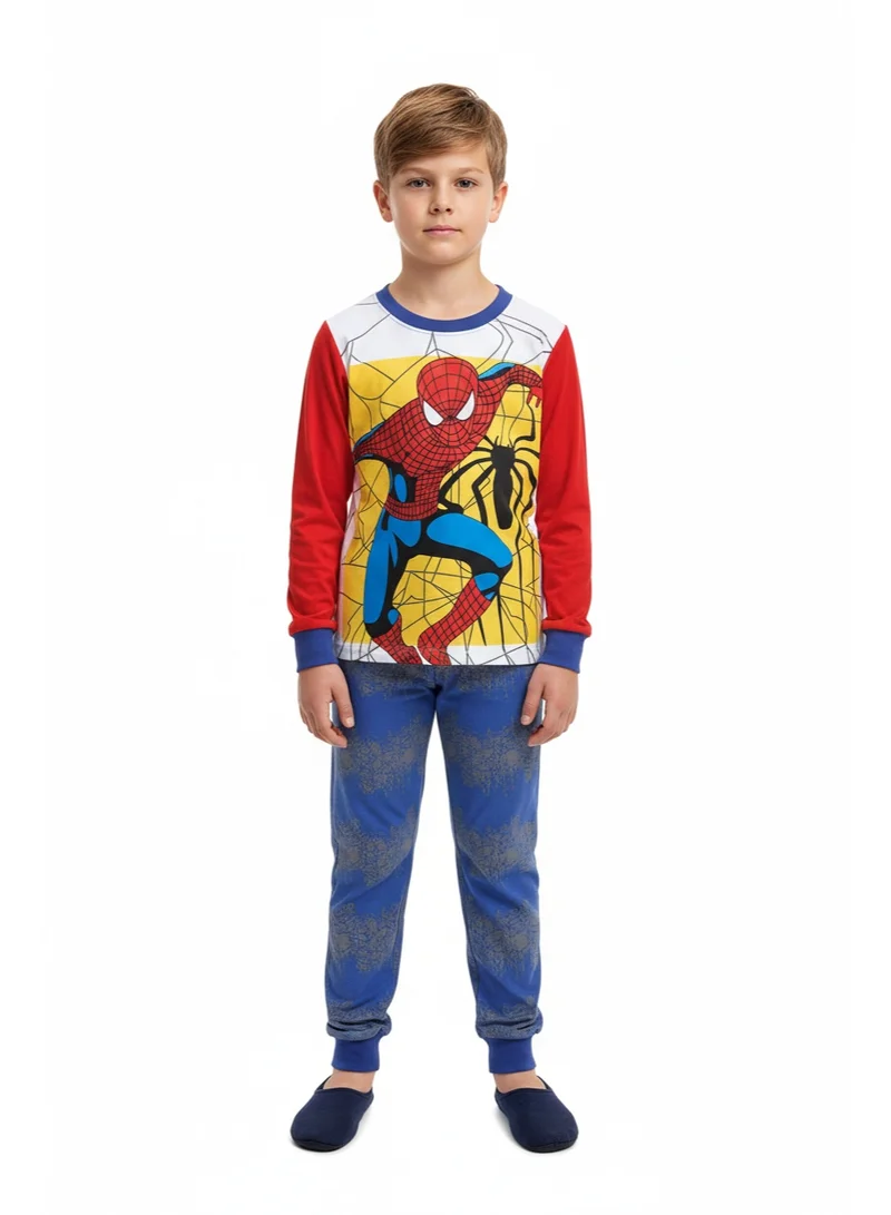 بيداني Boys' Snuggle-Spidey Pajamas Set - Long Sleeve