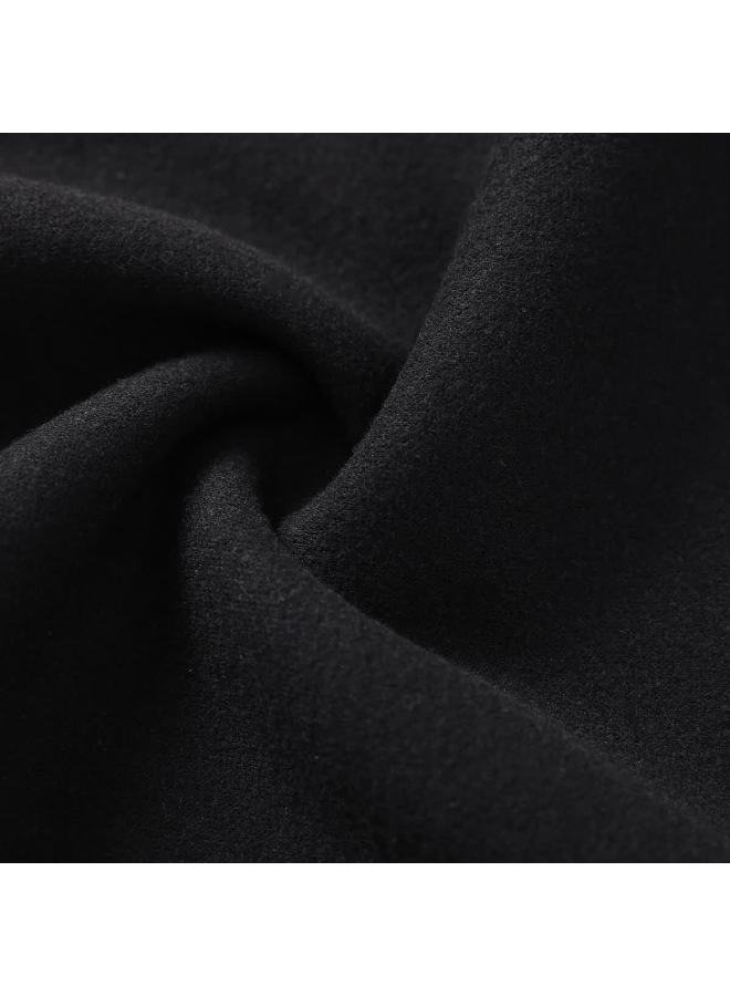 Dme [mulberry Silk And Wool Blend] Autumn Commuter Elastic Waist Back Center Slit Straight Mid-length Women's Skirt - Image 3