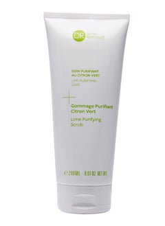 Dr. Renaud Lime Purifying Scrub, Wonderful Fresh Sensation, Eliminate Blemishes, Luminous Complexion 200 Ml 