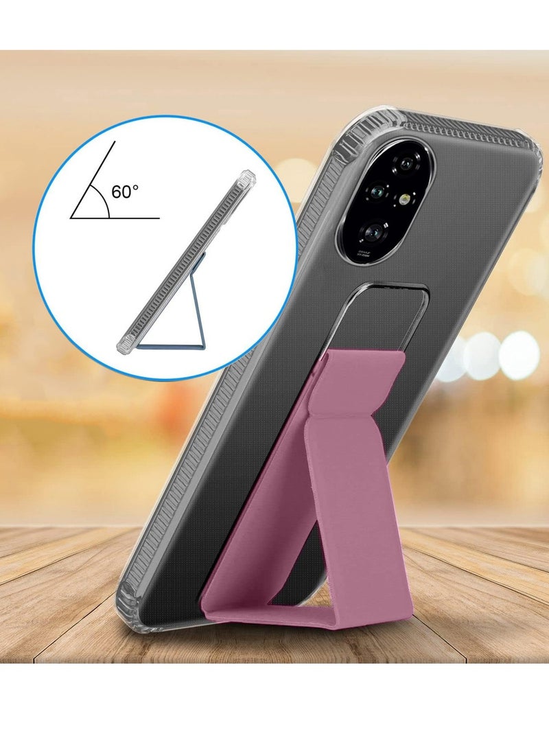 دبليو تيك غطاء وسادة هوائية لهاتف Honor 200 5G 2024 مصنوع من مادة TPU شفاف/وردي - Image 3