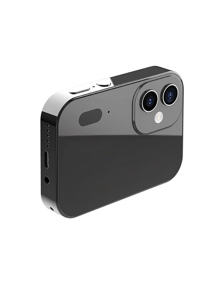 Generic D6 4K 64MP Digital Camera, 3 Inch HD Touch Screen Portable Video Recording Camera With Triple Lens, Manual Focus Compact Action Camera For Vlogging Content Creation, (1pc, Black)  - Image 1