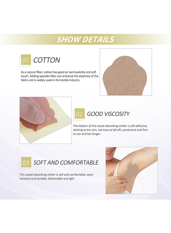EELHOE Underarm Patch for Sweat Absorption 12PCS, Disposable Invisible Armpit Sweat Pads, Anti Perspiration Absorbent Deodorant Prevention Pad, Invisible Self-adhesive Cotton Sticker for Women and Men - Image 3