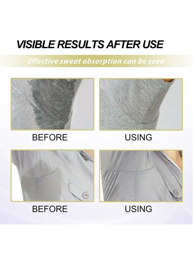 EELHOE Underarm Patch for Sweat Absorption 12PCS, Disposable Invisible Armpit Sweat Pads, Anti Perspiration Absorbent Deodorant Prevention Pad, Invisible Self-adhesive Cotton Sticker for Women and Men - Image 5