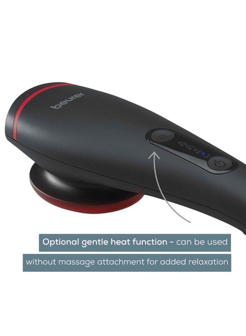 Beurer MG 24 - جهاز تدليك بالاهتزاز - حرارة مهدئة، 2 برامج | 2 مستويات شدة | 3 ملحقات للاسترخاء الكامل للجسم | أسود - Image 4