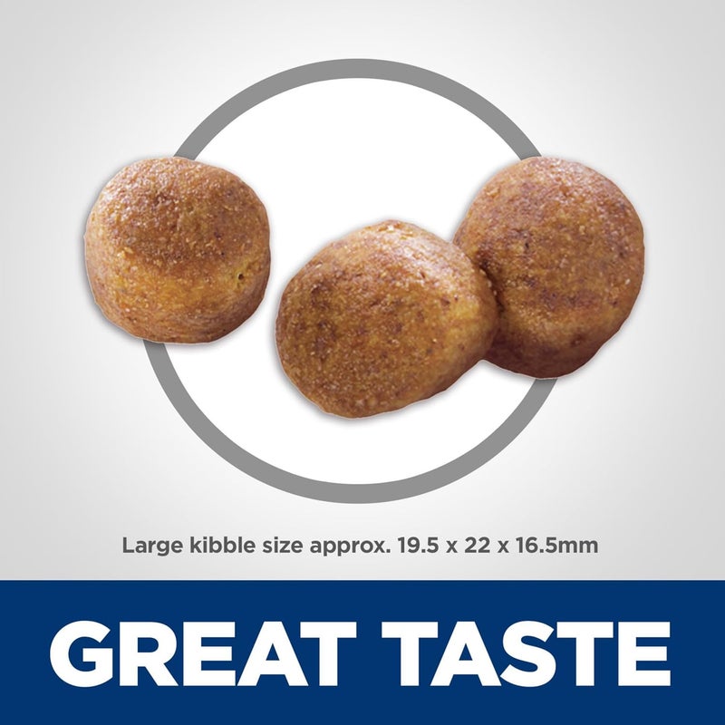 Hills هيلز ساينس دايت رعاية الفم للبالغين 16 دعم تراكم اللويحات والجير طعام جاف للكلاب دجاج أرز شعير 4 رطل كيس - Image 3