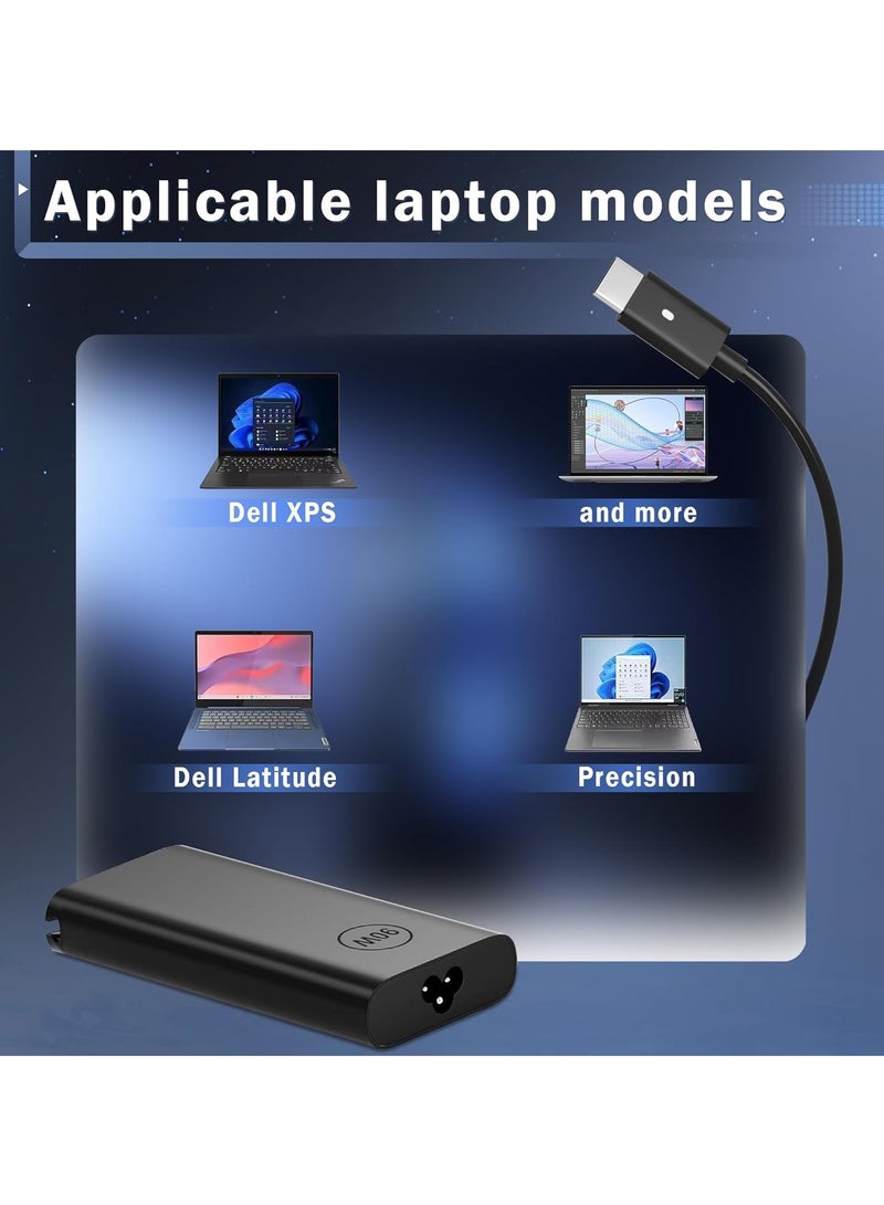 90W USB-C Charger for Dell Latitude 3400 3500 5289 5400 5420 5520 5410 5510 5530 5531 5511 7400 7430 7300 7330 XPS 13 9365 9360 Type C Laptop Charger 9370 - Image 4