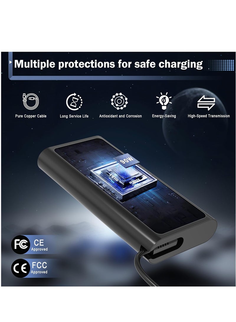 90W USB-C Charger for Dell Latitude 3400 3500 5289 5400 5420 5520 5410 5510 5530 5531 5511 7400 7430 7300 7330 XPS 13 9365 9360 Type C Laptop Charger 9370 - Image 5